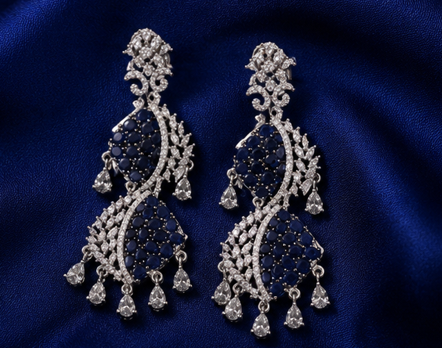 Midnight Sapphire AD Earrings thumbnail