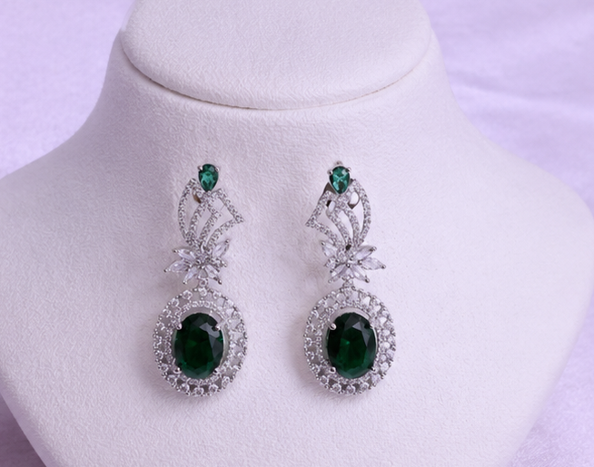 Emerald Grace AD Earrings thumbnail