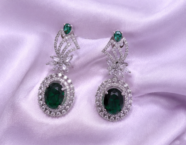 Emerald Grace AD Earrings thumbnail