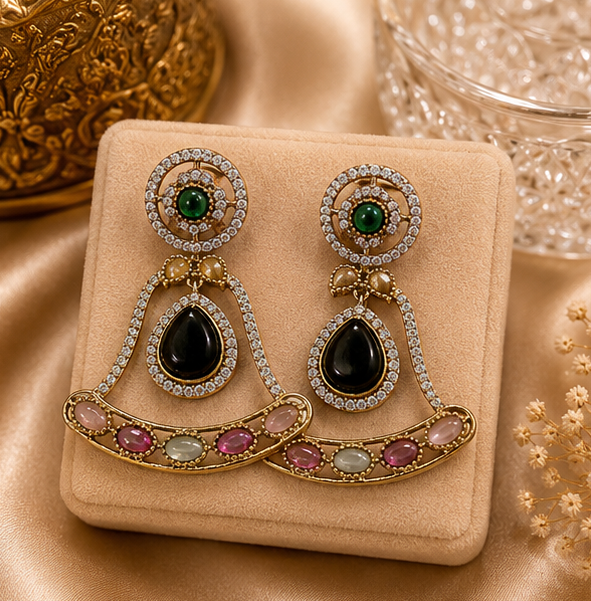 Royal Mosaic AD Earrings thumbnail