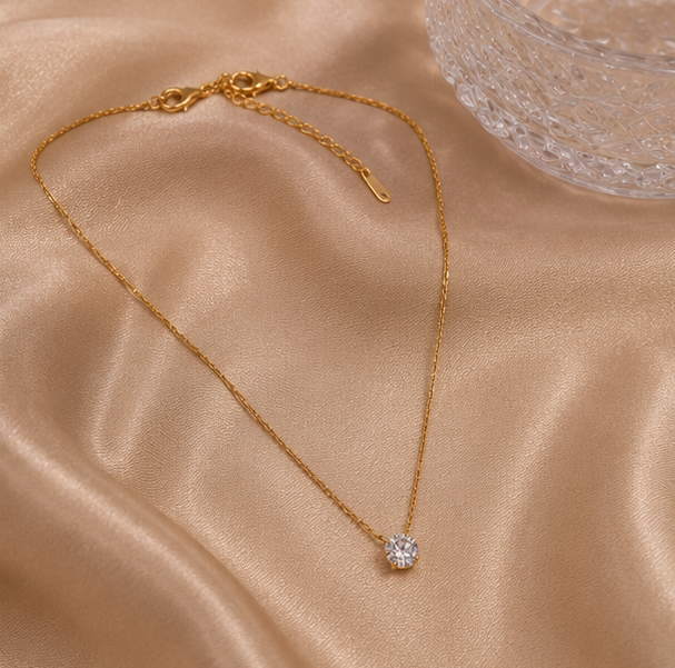 Celeste Solitaire Pendant thumbnail