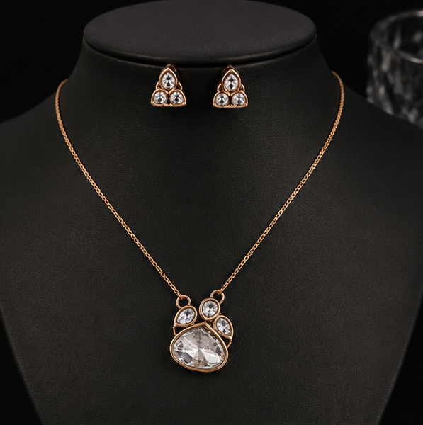 Crystal Bloom Pendant Set thumbnail