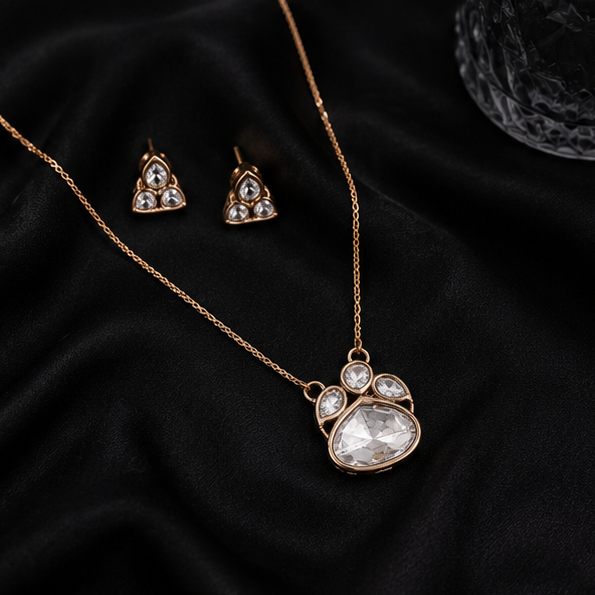Crystal Bloom Pendant Set thumbnail