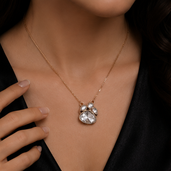 Crystal Bloom Pendant Set