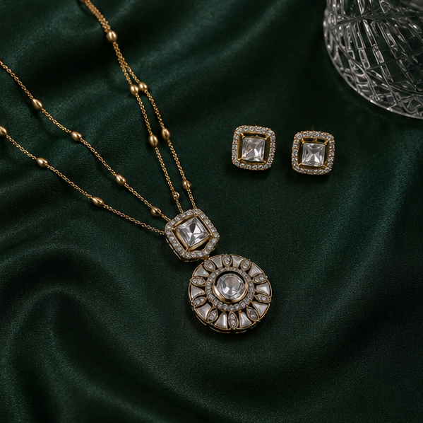 Royal Halo Pendant Set thumbnail