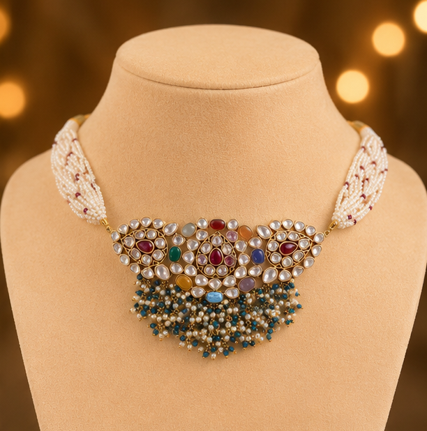 Royal Meher Pearl Choker Set thumbnail