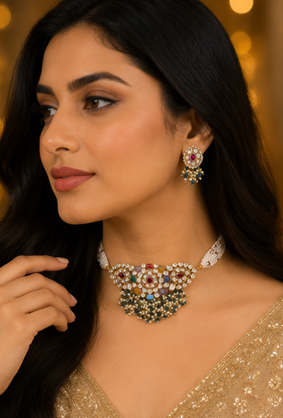 Royal Meher Pearl Choker Set thumbnail