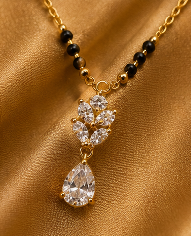 Grace Blossom Mangalsutra Set thumbnail