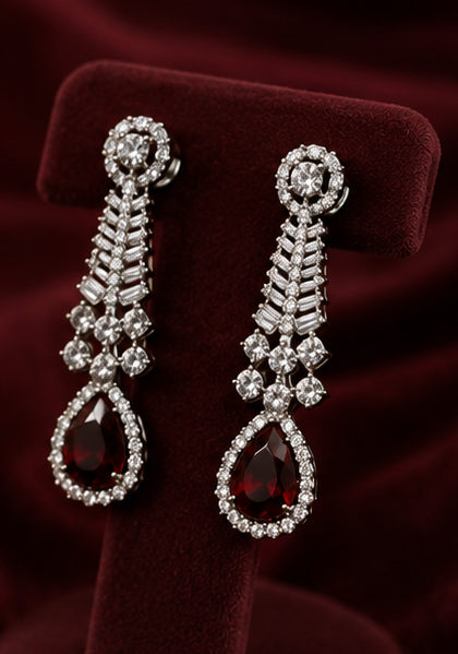 Ruby Royale AD Necklace Set thumbnail