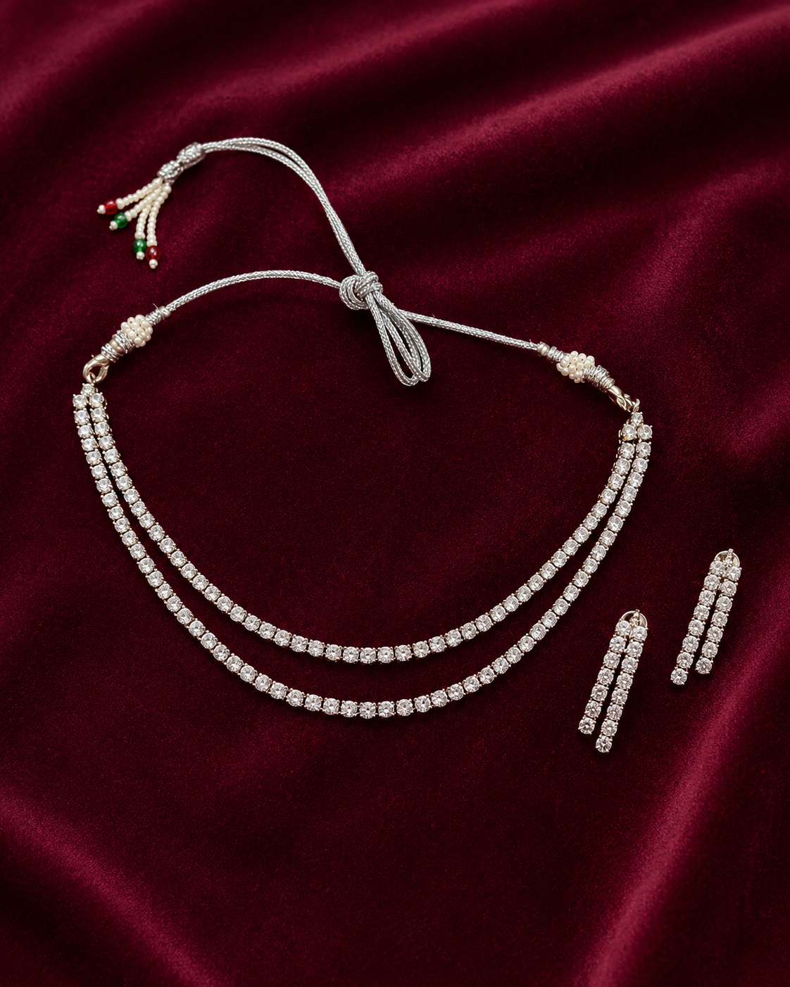 Diamond Glow AD Necklace Set thumbnail