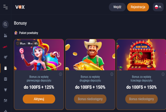 VoxCasino — Przewodnik po funkcjach, grach i bonusach